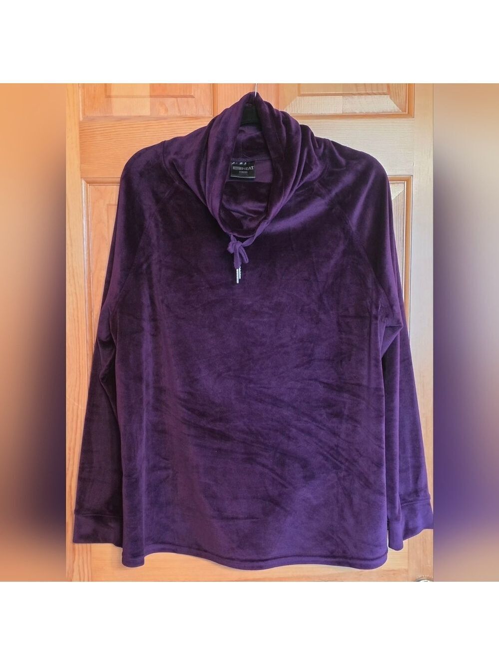 32 Degrees Plush Cowl Neck Pullover Hoodie
